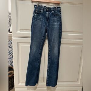 AG Adriano Goldschmied Women’s Boot Cut Jeans in Medium Blue Wash